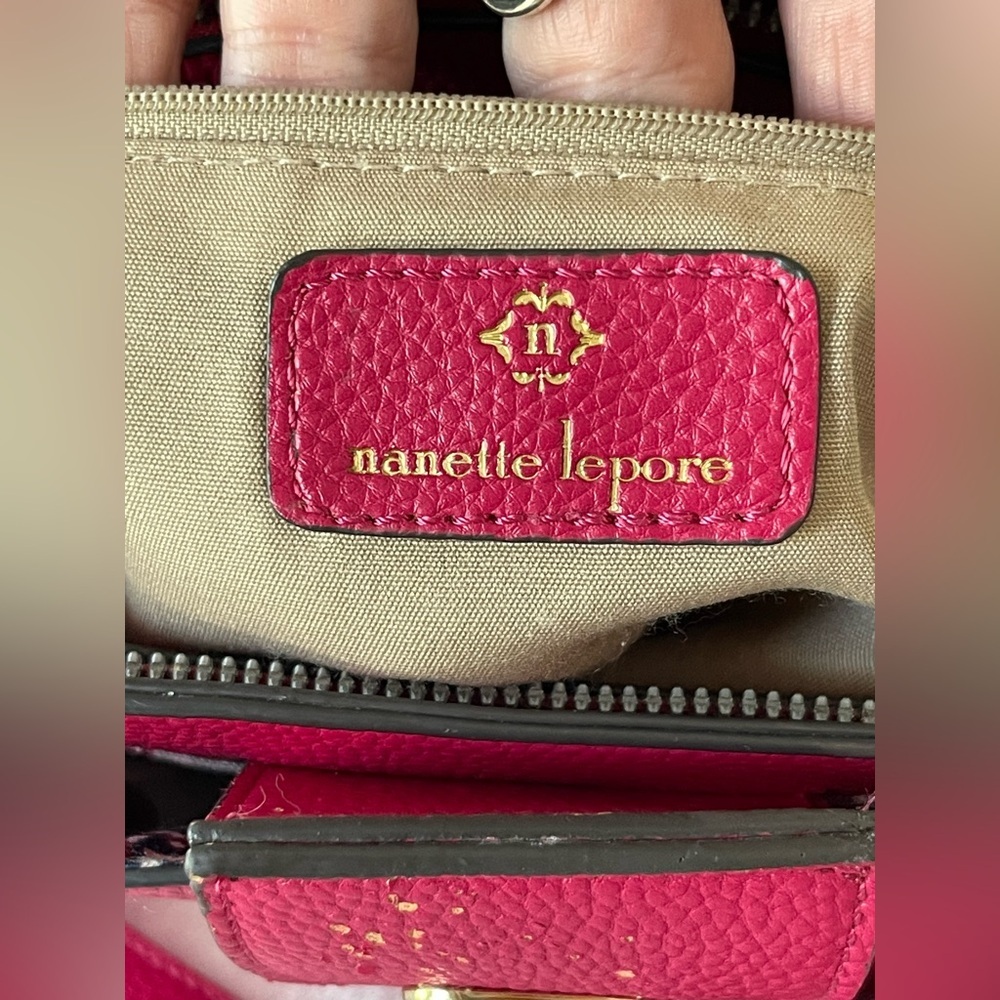 Nanette Lepore Purse Vegan Leather pink purse - Picture 7 of 11
